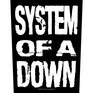 System Of A Down - Back Patch: Stacked Logo