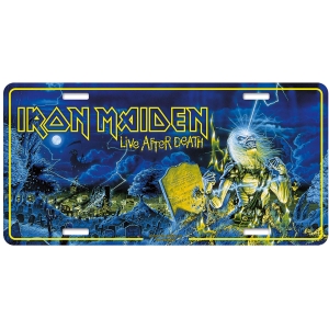 Iron Maiden - Number Plate: Live After Death