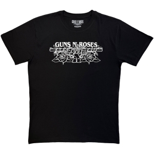 Guns N Roses - Logo Mono Uni Bl T-Shirt