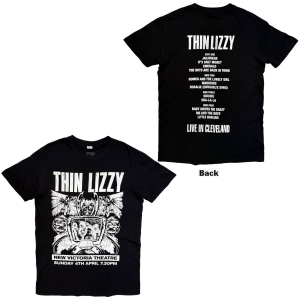 Thin Lizzy - Jailbreak Flyer Cleveland 76 Uni Bl T-Shirt