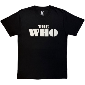 The Who - Block Logo Mono Uni Bl T-Shirt