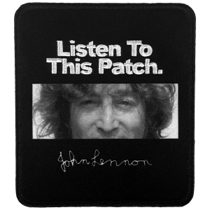 John Lennon - Listen Printed Patch