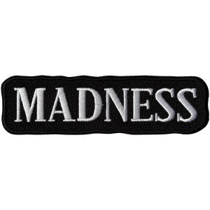 Madness - Text Logo Woven Patch