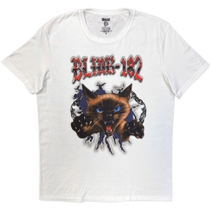 Blink-182 - Cheshire Cat Uni Wht T-Shirt
