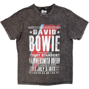 David Bowie - Hammersmith Odeon Stone Wash Uni Char T-Shirt