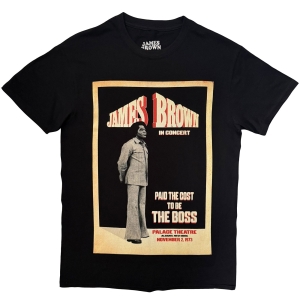 James Brown - The Boss Uni Bl T-Shirt