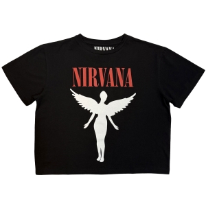 Nirvana - In Utero Lady Bl Crop Top