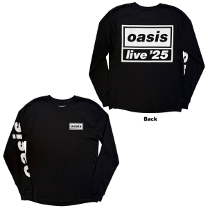 Oasis - Live '25 Lockup Uni Bl Longsleeve