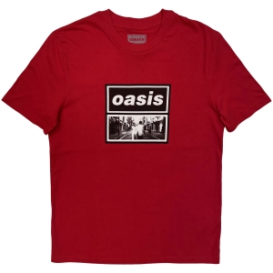 Oasis - What's The Story Clipped Lady Red T-Shirt