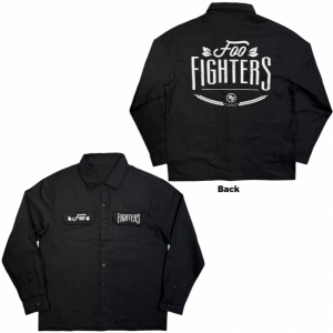 Foo Fighters - Text Logo Uni Bl Casual Shirt