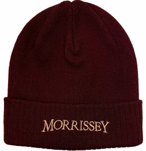 Morrissey - Arched Logo Maroon Beanie Hat