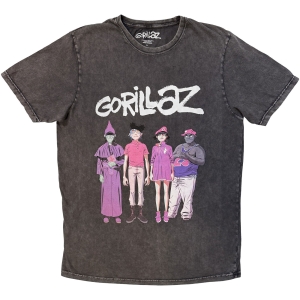 Gorillaz - Cracker Island Standing Stone Wash Uni Char T-Shirt