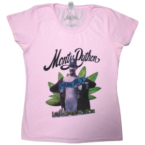 Monty Python - Proudly Lady Pink T-Shirt
