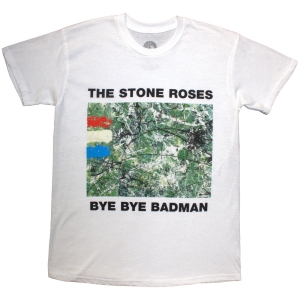 The Stone Roses - Badman Uni Wht T-Shirt