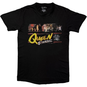 Queen - Budapest Stage Uni Bl T-Shirt