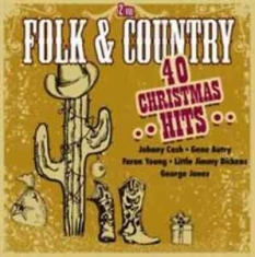 Blandade Artister - Folk & Country- 40 Christmas Hits