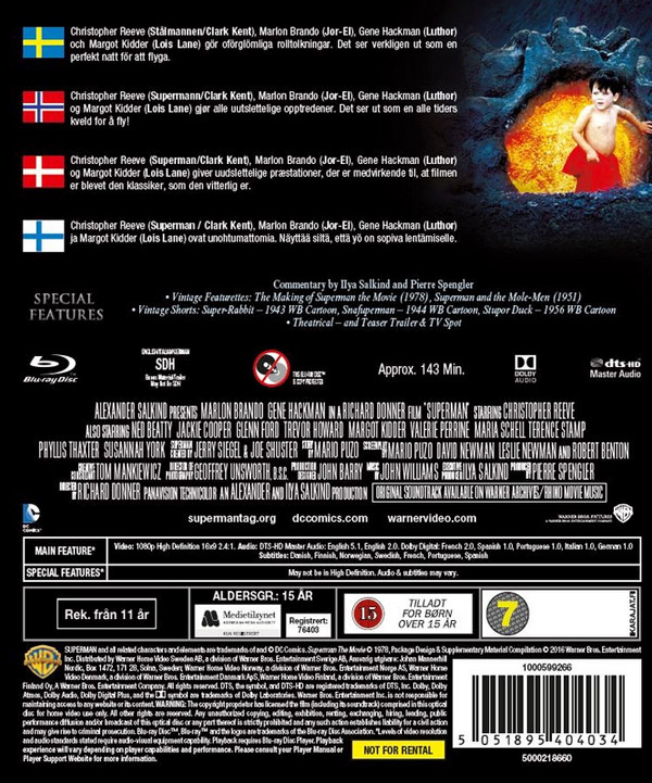 Movie - Superman (1978) New Artwork (Bd/S/N)