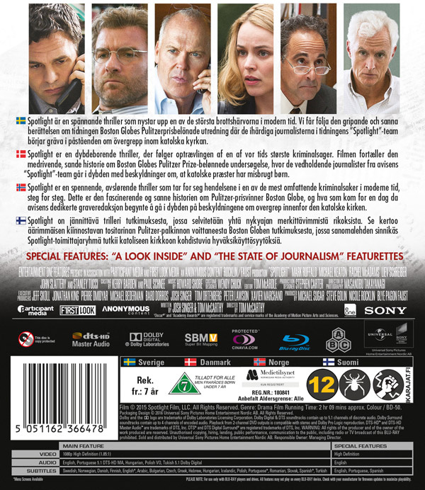 Movie - Spotlight Bd S-T