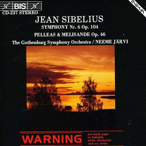 Sibelius Jean - Symphony 6 /Pelleas Melisande