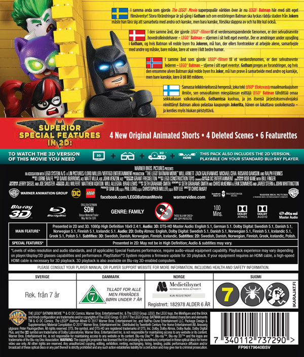 Movie - Lego Batman Movie 3D