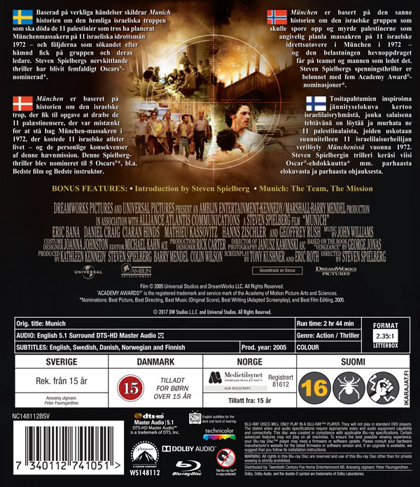 Movie - Munich Bd