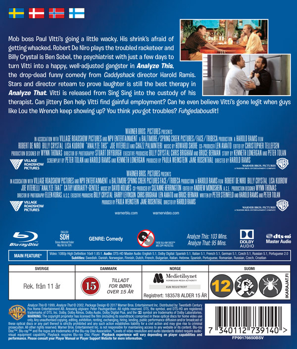 Movie - Analyze This 1-2 Box Bd