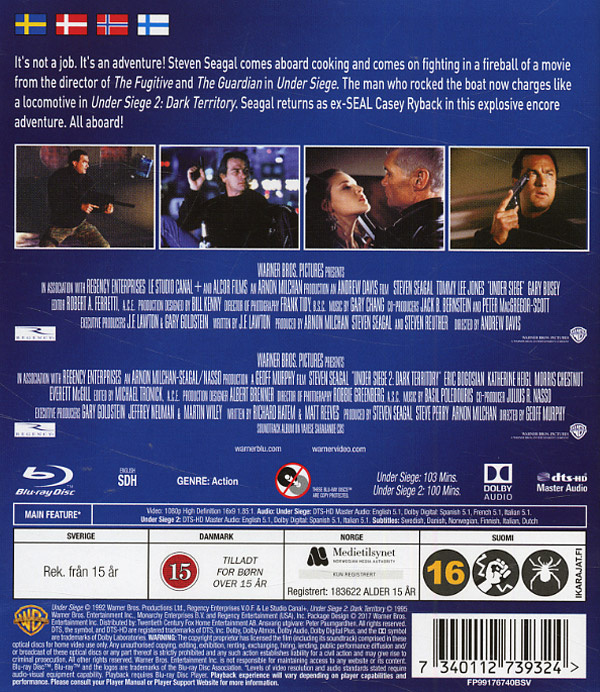 Movie - Under Siege 1-2 Bd