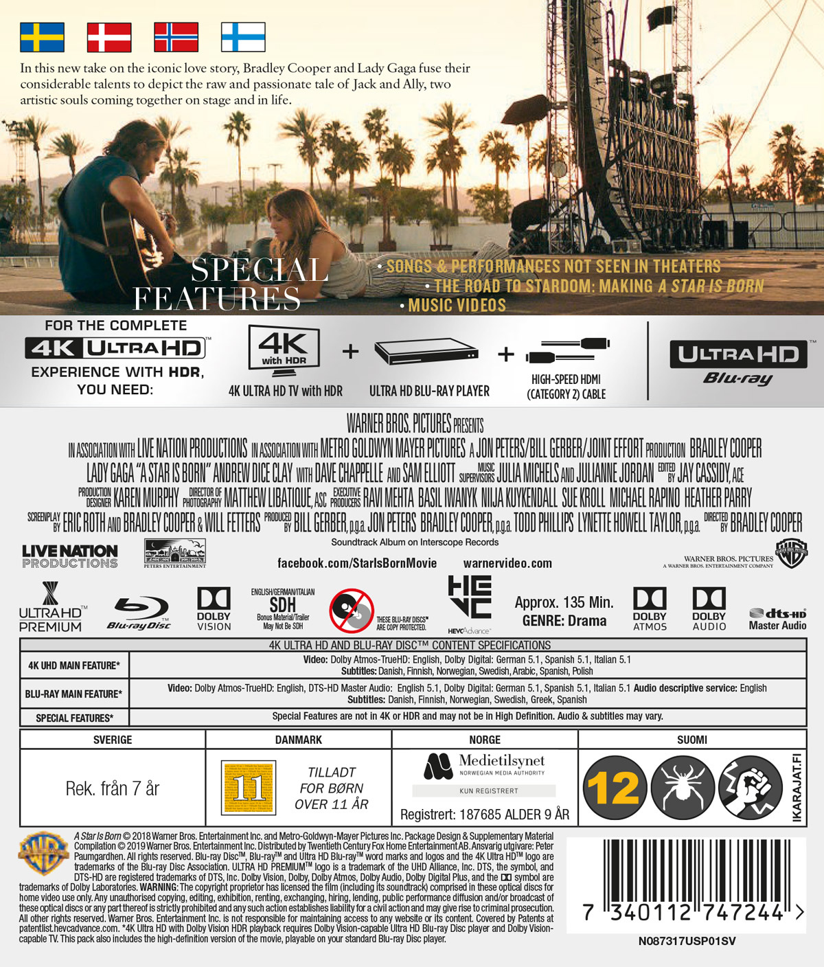 Movie - Star Is Born A Uhd