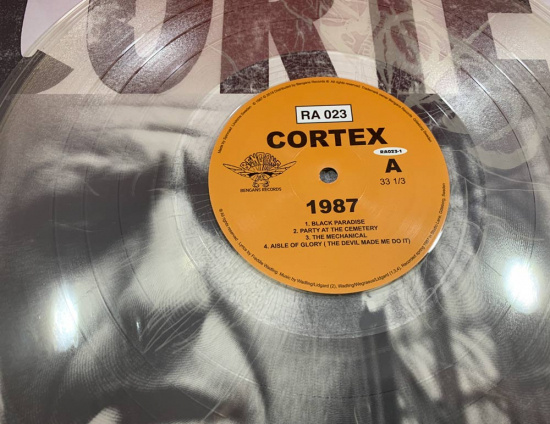 Cortex - 1987 Clear Vinyl Bengans Edition Numbere