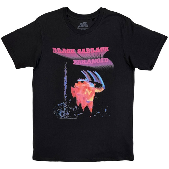 Black Sabbath - Paranoid Motion Trails Uni Bl T-Shirt