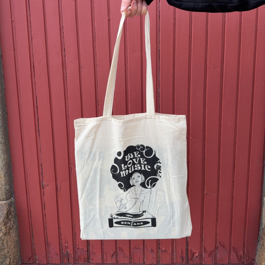 Bengans Tygpåse - We Love Music - Afro (Natur)