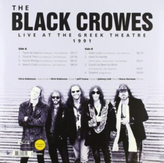 Black Crowes - Live At The Greek Theatre 1991 (Vin