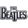 The Beatles - Black Drop T Logo Die-Cut Standard Patch The Beatles - Black Drop T Logo Die-Cut Standard Patch