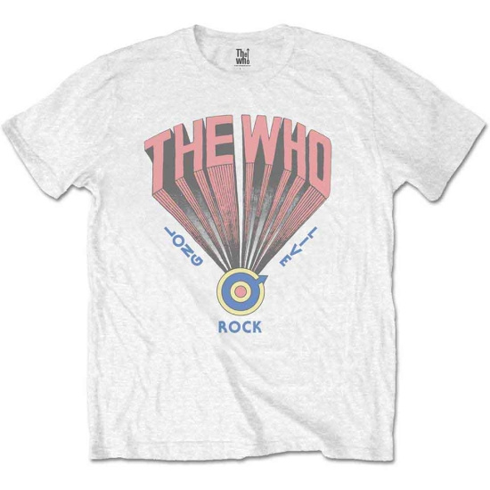 The Who - Long Live Rock Uni Wht T-Shirt
