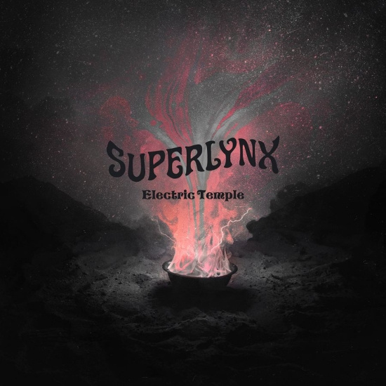 Superlynx - Electric Temple (Black With White S