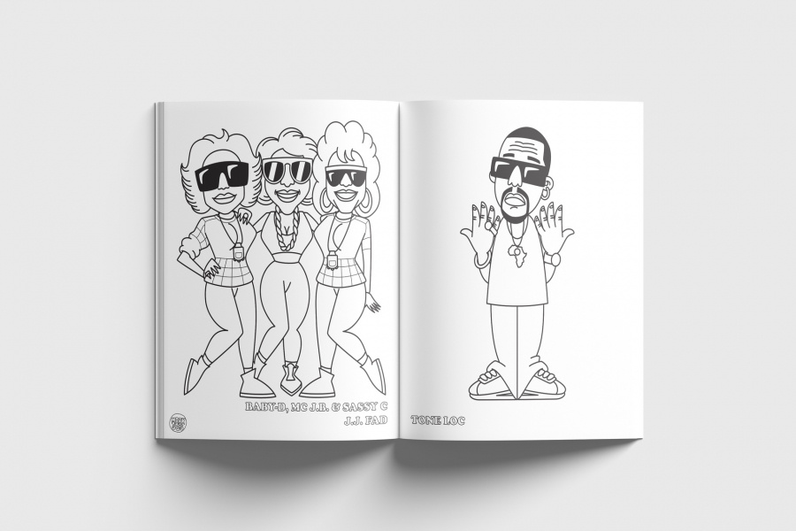 Mark 563 - Hip Hop Coloring Book: West Coast Edition