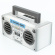 GPO - GPO Bronx Bluetooth Högtalare - Silver GPO - GPO Bronx Bluetooth Högtalare - Silver