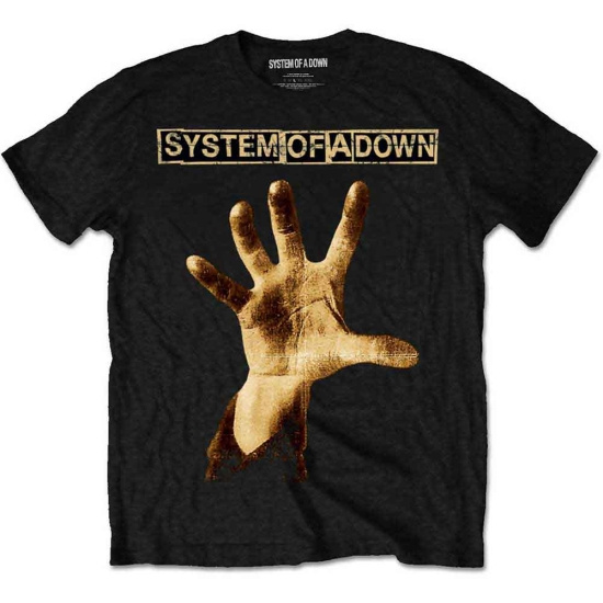 System Of A Down - Hand Uni Bl T-Shirt  (XL)