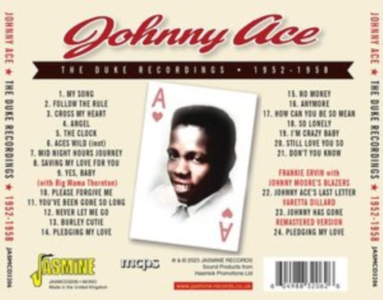 Ace Johnny - The Complete Duke Recordings And Mo