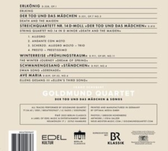 Franz Schubert - Schubert: Der Tod Und Das Madchen &