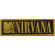 Nirvana - Logo & Smiley Bordered Woven Patch Nirvana - Logo & Smiley Bordered Woven Patch