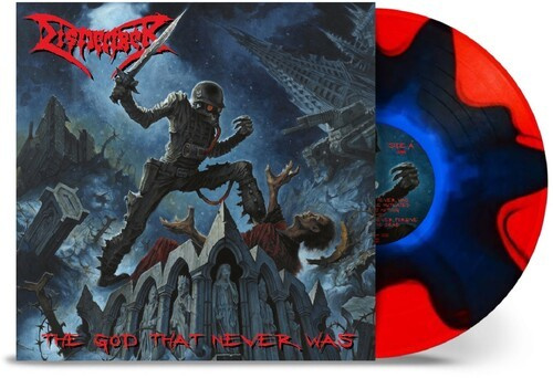 Dismember - The God That Never Was (Blue and red split)