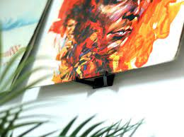 VinylTilbehør - Vinylholder Svart Självhäftande 4-pack