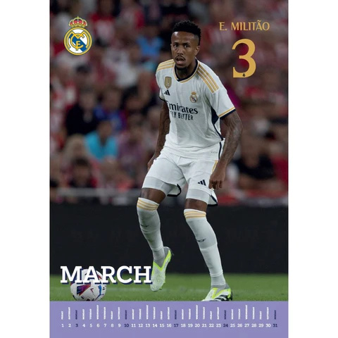 Real Madrid Fc - Real Madrid Fc 2024 A3 Calendar