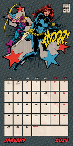 Marvel - Marvel 2024 Square Calendar