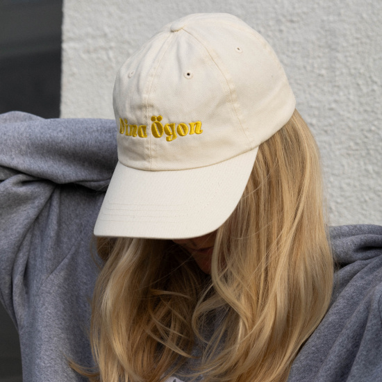 Dina Ögon - Cap -Yellow Embroided Logo