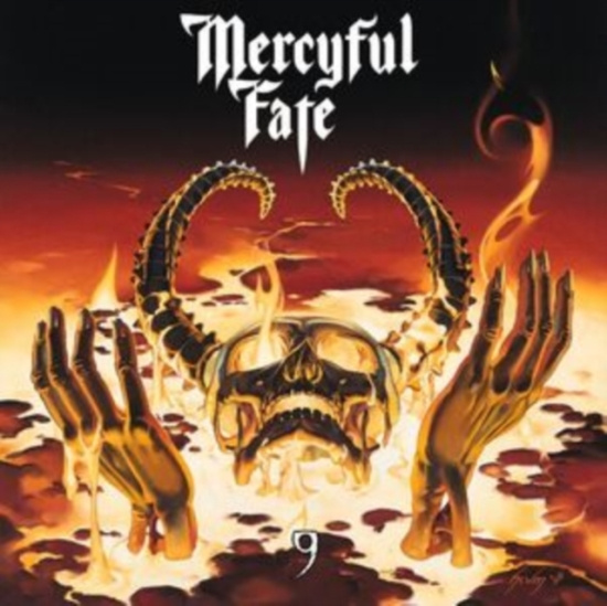 Mercyful Fate - 9 (Yellow Ochre W/ Blue Swirls Viny