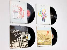 Vinylholder - LP-Kroker Svarta 2 Par (6 st)