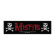 The Misfits - Cross Bones Super Strip Patch The Misfits - Cross Bones Super Strip Patch
