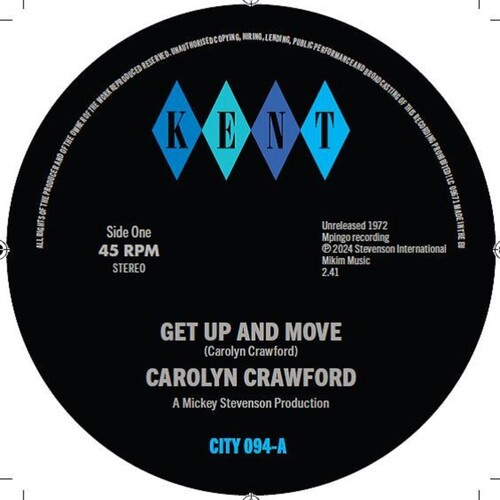 Carolyn Crawford - Get Up And Move / Sugar Boy